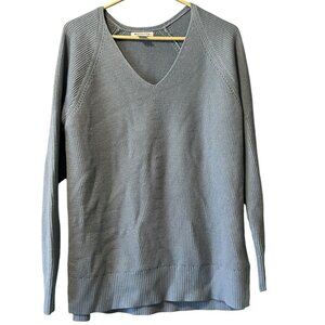 Athleta‎ Size Small Tunic Sweater Light Blue Pullover S/882541-04 Comfort Wool B